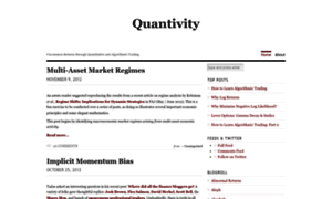 Quantivity.wordpress.com thumbnail