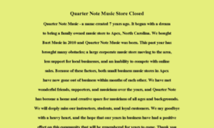 Quarternotemusic.com thumbnail