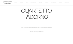 Quartettoadorno.com thumbnail