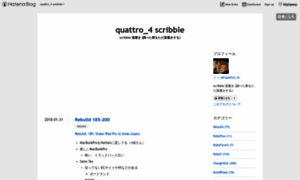 Quattro4.hatenablog.jp thumbnail