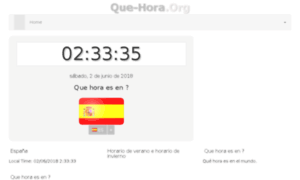 Que-hora.org thumbnail