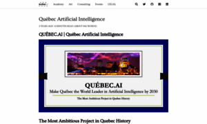 Quebecartificialintelligence.com thumbnail