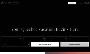 Quecheelakesrentals.com thumbnail