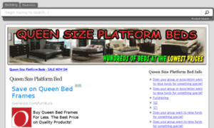 Queensizeplatformbed.org thumbnail