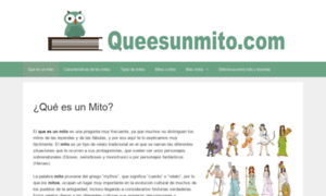 Queesunmito.com thumbnail