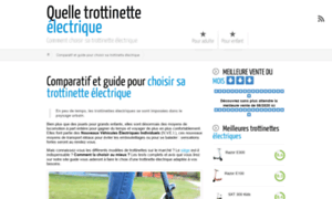 Quelle-trottinette-electrique.fr thumbnail