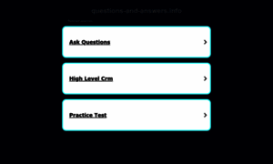 Questions-and-answers.info thumbnail