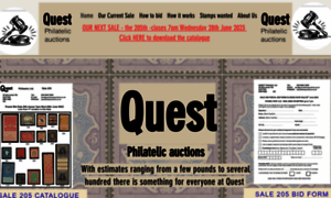 Queststampauctions.co.uk thumbnail
