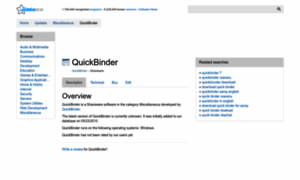 Quickbinder.updatestar.com thumbnail