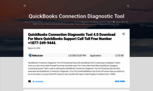 Quickbooksconnectiondiagnostictool.blogspot.com thumbnail
