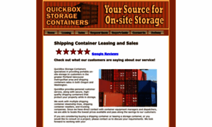 Quickboxcontainers.com thumbnail