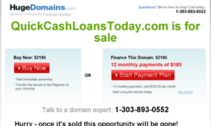 Quickcashloanstoday.com thumbnail