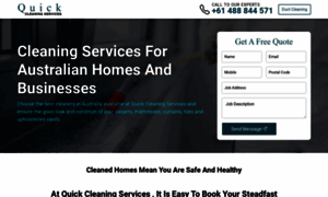 Quickcleaningservices.com.au thumbnail