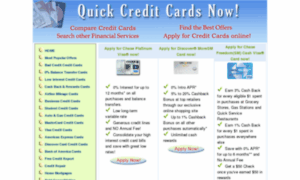 Quickcreditcardsnow.com thumbnail