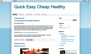 Quickeasycheaphealthy.blogspot.com thumbnail