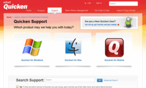 Quicken.custhelp.com thumbnail