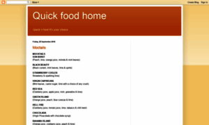 Quickfoodhome.blogspot.com thumbnail