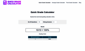 Quickgradecalculator.com thumbnail