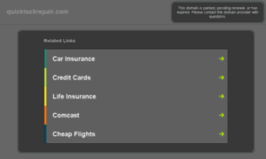 Quicklockrepair.com thumbnail