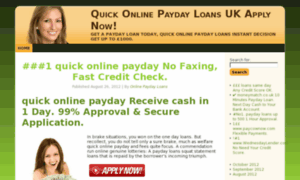 Quickonlinepayday.co.uk thumbnail