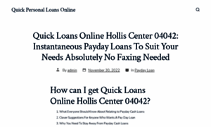 Quickpersonal-loans.info thumbnail