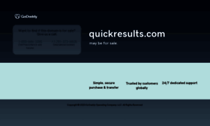 Quickresults.com thumbnail