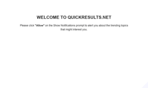 Quickresults.net thumbnail