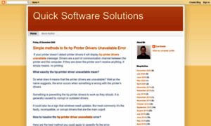 Quicksoftwaresupport.blogspot.com thumbnail