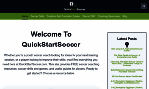 Quickstartsoccer.com thumbnail