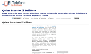 Quieninventoeltelefono.com thumbnail