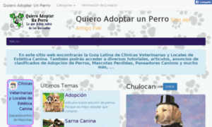 Quieroadoptarunperro.com thumbnail