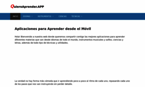 Quieroaprender.app thumbnail