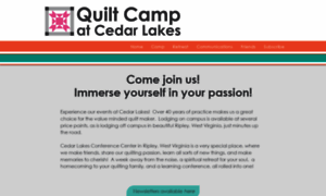 Quiltcampcedarlakes.com thumbnail