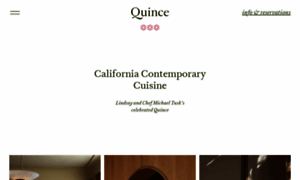 Quincerestaurant.com thumbnail