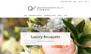 Quintessentiallyflowers.com thumbnail
