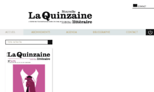 Quinzaine-litteraire.presse.fr thumbnail