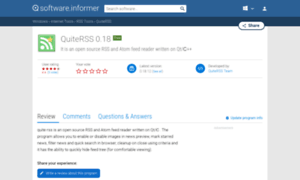 Quiterss.software.informer.com thumbnail