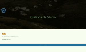 Quitevisiblestudio.com thumbnail