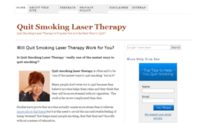 Quitsmokinglasertherapy.org thumbnail