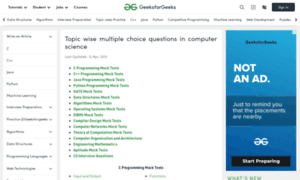 Quiz.geeksforgeeks.org thumbnail