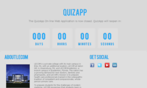 Quizapp.lecom.edu thumbnail