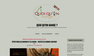 Quoiquonmange.wordpress.com thumbnail