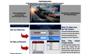 Quote-4-freight.com thumbnail