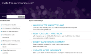 Quote-free-car-insurance.com thumbnail