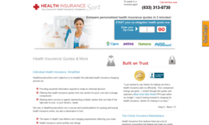 Quote.healthinsurancesort.com thumbnail