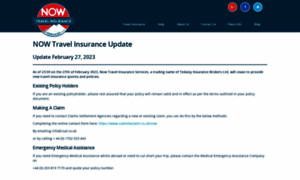 Quote.nowtravelinsurance.com thumbnail