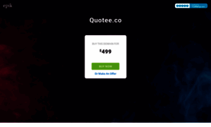 Quotee.co thumbnail