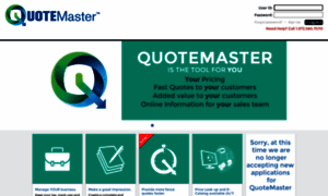 Quotemaster.masterhalco.com thumbnail