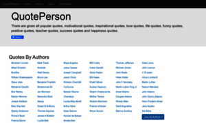 Quoteperson.com thumbnail