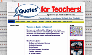 Quotes-for-teachers.blogspot.com thumbnail